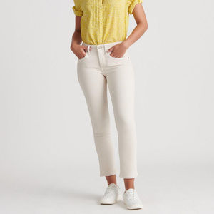 Lucky Brand Ava Skinny Ankle Clean White Jeans
